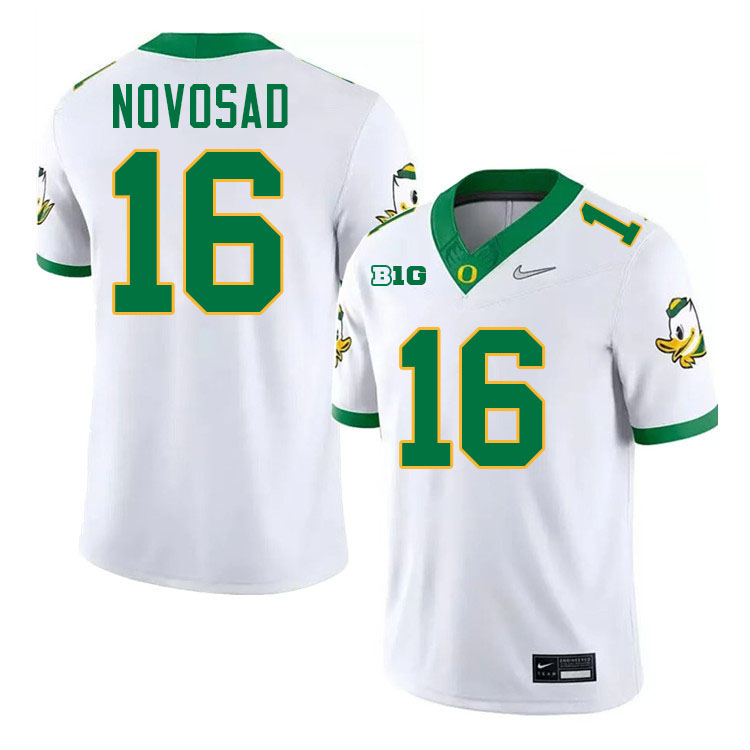 Austin Novosad Oregon Jersey,Oregon Ducks Football Uniforms Youth-White 2024